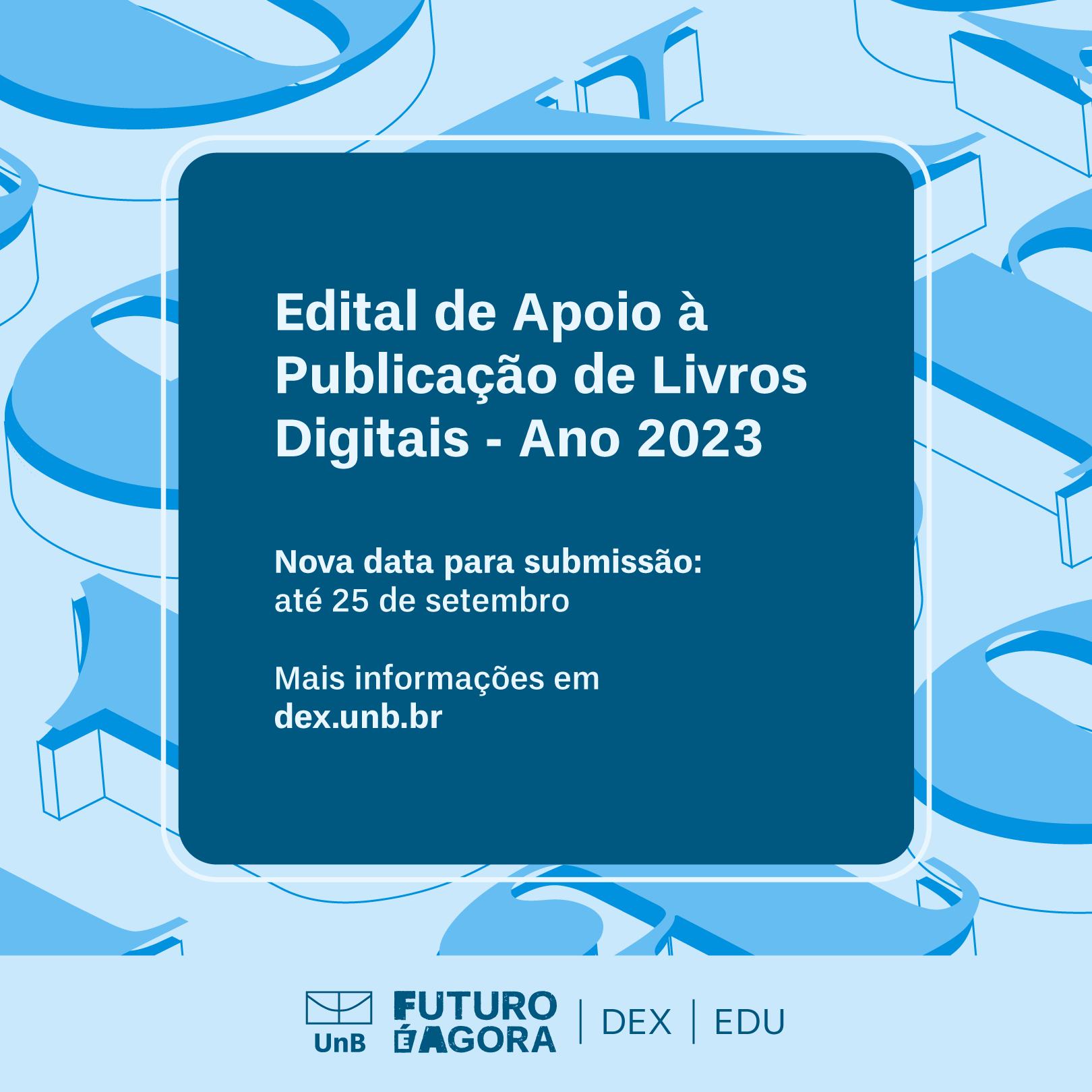 prorrogado edital livro23